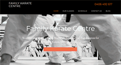 Desktop Screenshot of familykaratecentre.com